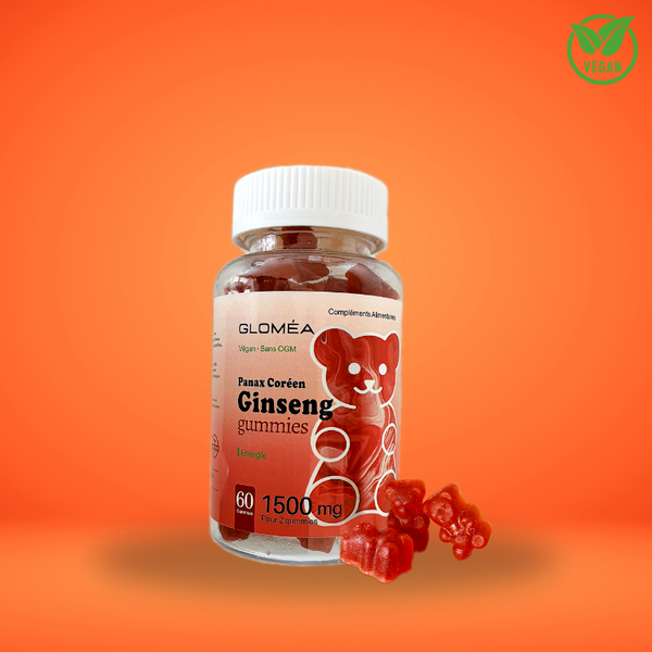 Gummies anti-fatigue au Ginseng